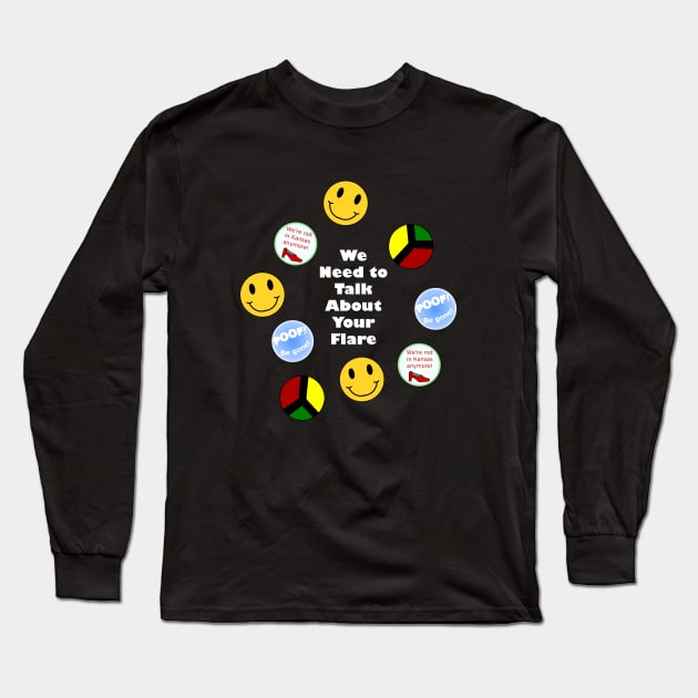 Here's my Flare! (varient) Long Sleeve T-Shirt by traditionation